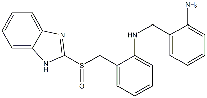 2-[[2-[(2-Aminobenzyl)amino]benzyl]sulfinyl]-1H-benzimidazole