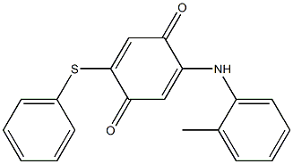 2-(Phenylthio)-5-[(2-methylphenyl)amino]-2,5-cyclohexadiene-1,4-dione