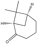 (1R,6S)-7,7-Dimethylbicyclo[4.1.1]octan-2-one Struktur