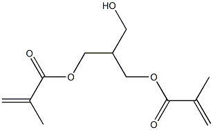 Dimethacrylic acid 2-(hydroxymethyl)-1,3-propanediyl ester,,结构式