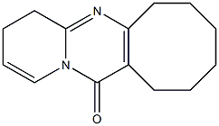 3,4,6,7,8,9,10,11-Octahydro-12H-cycloocta[d]pyrido[1,2-a]pyrimidin-12-one Structure