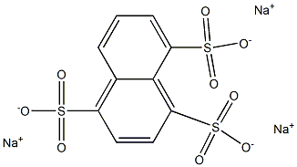 1,4,5-Naphthalenetrisulfonic acid trisodium salt 结构式