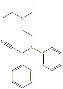[N-[2-(Diethylamino)ethyl]anilino]phenylacetonitrile Structure