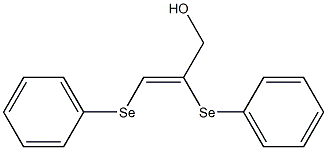 2,3-Bis(phenylseleno)-2-propen-1-ol,,结构式