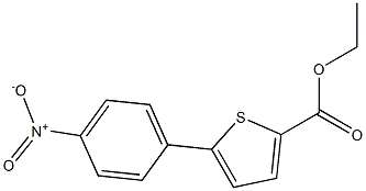 5-(4-Nitrophenyl)thiophene-2-carboxylic acid ethyl ester Struktur