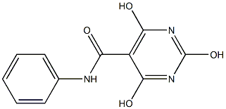N-Phenyl-2,4,6-trihydroxypyrimidine-5-carboxamide,,结构式