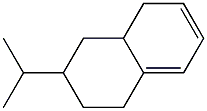 1,2,3,4,4a,5-Hexahydro-3-isopropylnaphthalene Structure