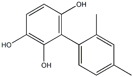 2',4'-Dimethyl-1,1'-biphenyl-2,3,6-triol,,结构式