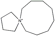 5-アゾニアスピロ[4.8]トリデカン 化学構造式