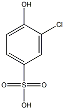 3-Chloro-4-hydroxybenzenesulfonic acid Structure