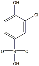 3-Chloro-4-hydroxybenzenesulfonic acid,46060-27-9,结构式