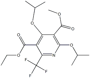 4,6-Bis(isopropyloxy)-2-(trifluoromethyl)pyridine-3,5-dicarboxylic acid 3-ethyl 5-methyl ester