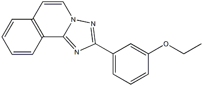 2-(3-Ethoxyphenyl)[1,2,4]triazolo[5,1-a]isoquinoline Structure