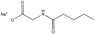  2-Pentanoylaminoacetic acid sodium salt