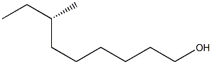 [S,(+)]-7-Methyl-1-nonanol Structure