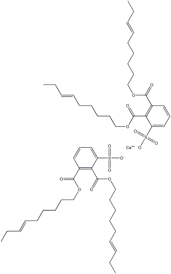 Bis[2,3-di(6-nonenyloxycarbonyl)benzenesulfonic acid]calcium salt