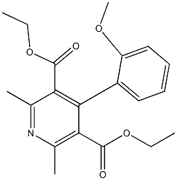  4-(2-Methoxyphenyl)-2,6-dimethylpyridine-3,5-dicarboxylic acid diethyl ester