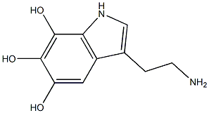 3-(2-Aminoethyl)-1H-indole-5,6,7-triol Structure