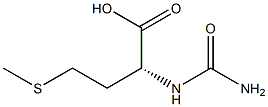 (R)-2-Carbamoylamino-4-(methylthio)butanoic acid Structure