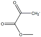 2-Methoxycarbonyl-2-oxoethan-1-ide,,结构式