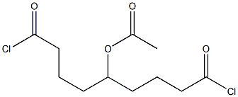 5-Acetoxynonanedioic acid dichloride Structure