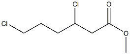 3,6-Dichlorocaproic acid methyl ester Structure