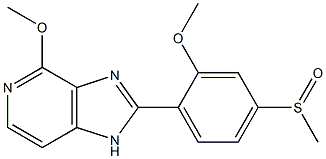  4-Methoxy-2-(2-methoxy-4-methylsulfinylphenyl)-1H-imidazo[4,5-c]pyridine