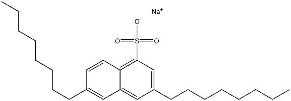 3,6-Dioctyl-1-naphthalenesulfonic acid sodium salt|