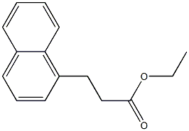 Naphthalene-1-propionic acid ethyl ester Structure