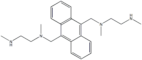 9,10-Bis[N-methyl-N-(2-methylaminoethyl)aminomethyl]anthracene