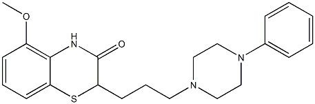 2-[3-[4-(Phenyl)piperazin-1-yl]propyl]-5-methoxy-2H-1,4-benzothiazin-3(4H)-one