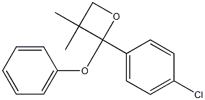 2-(4-Chlorophenyl)-2-phenoxy-3,3-dimethyloxetane