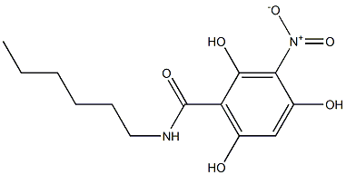 2,4,6-Trihydroxy-3-nitro-N-hexylbenzamide