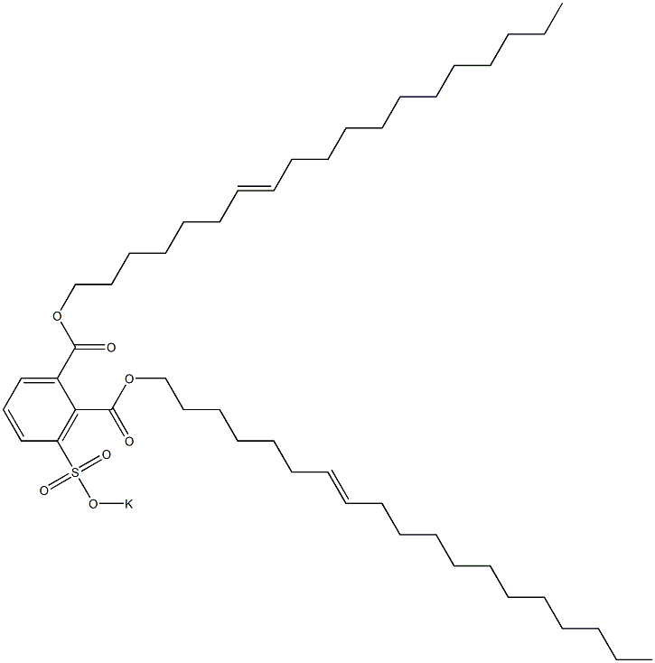 3-(Potassiosulfo)phthalic acid di(7-nonadecenyl) ester