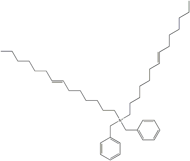 Di(7-tetradecenyl)dibenzylaminium Structure