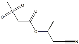 (Methylsulfonyl)acetic acid (R)-1-(cyanomethyl)ethyl ester|