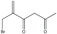 2-(ブロモメチル)-3,5-ジオキサ-1-ヘキセン 化学構造式
