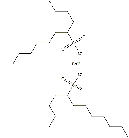 Bis(dodecane-5-sulfonic acid)barium salt,,结构式