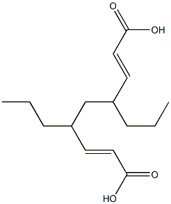 Diacrylic acid 1,3-dipropyl-1,3-propanediyl ester Structure