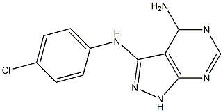 4-Amino-3-(4-chlorophenylamino)-1H-pyrazolo[3,4-d]pyrimidine