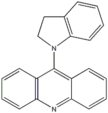 9-(Indolin-1-yl)acridine,,结构式