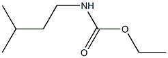 N-(3-メチルブチル)カルバミド酸エチル 化学構造式