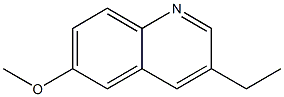 3-Ethyl-6-methoxyquinoline,,结构式