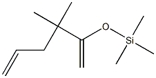 3,3-Dimethyl-2-trimethylsiloxyhexa-1,5-diene Structure