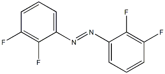 2,2',3,3'-テトラフルオロアゾベンゼン 化学構造式