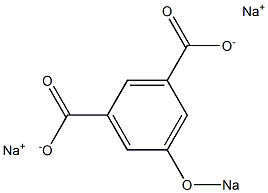 5-(Sodiooxy)isophthalic acid disodium salt Structure