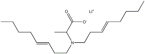 2-[Di(3-octenyl)amino]propanoic acid lithium salt|