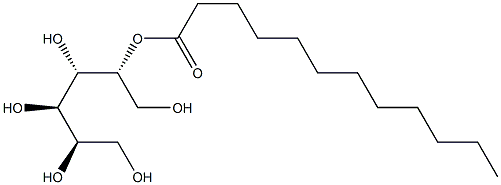D-マンニトール5-ドデカノアート 化学構造式