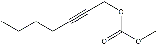 Carbonic acid methyl 2-heptynyl ester Struktur