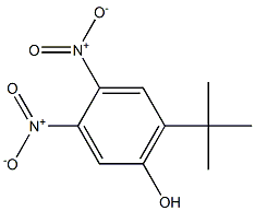 6-tert-Butyl-3,4-dinitrophenol 结构式